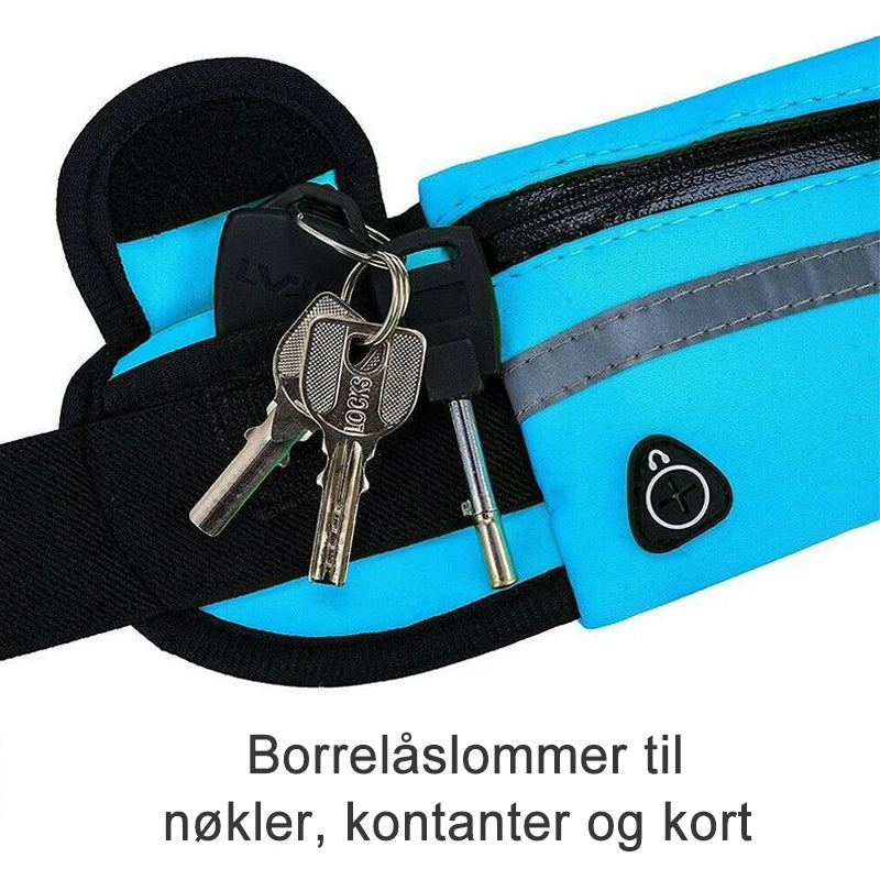 Waterdichte verstelbare hardloopheuptas - Perfect voor training
