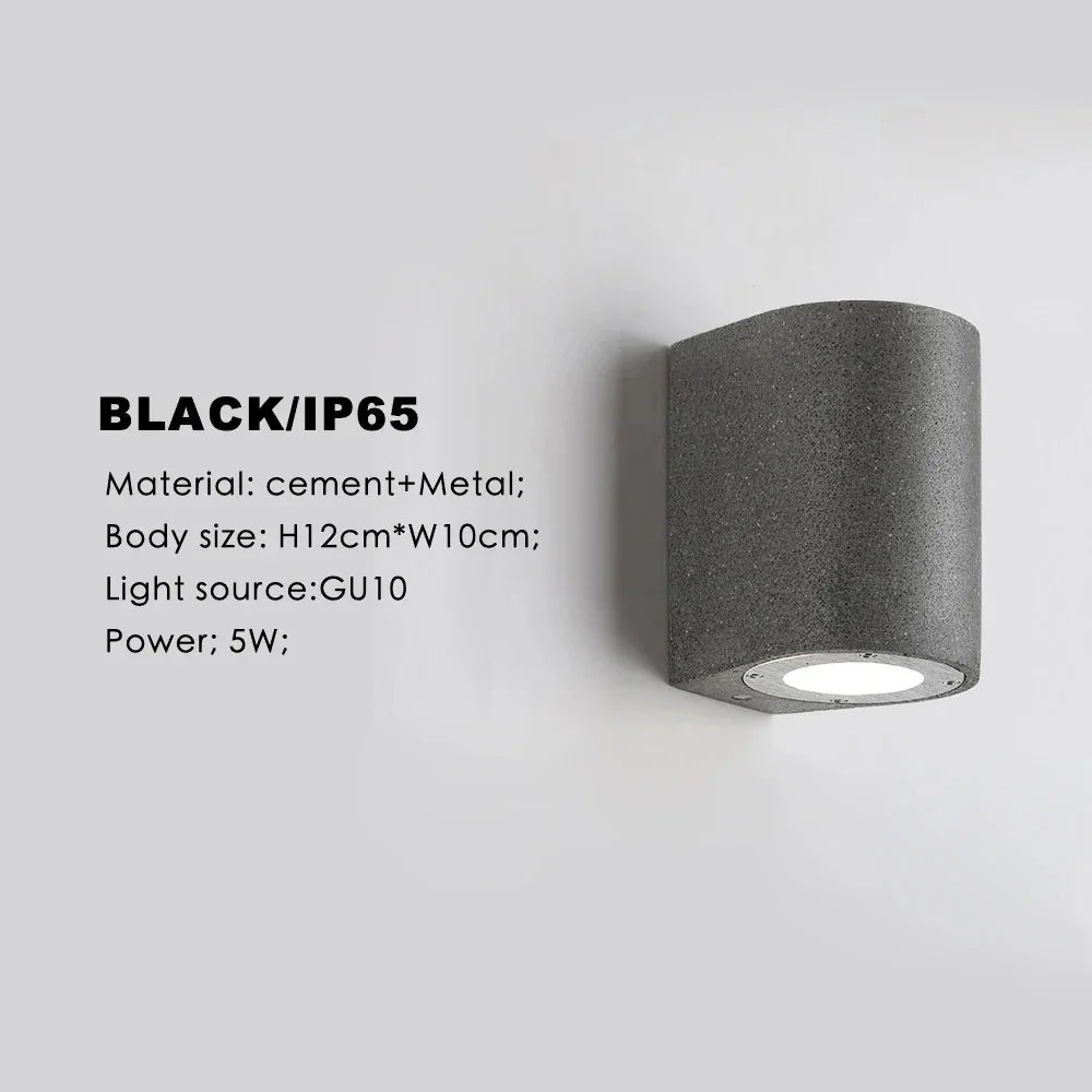 Adamaris Cement Buiten Wandlamp