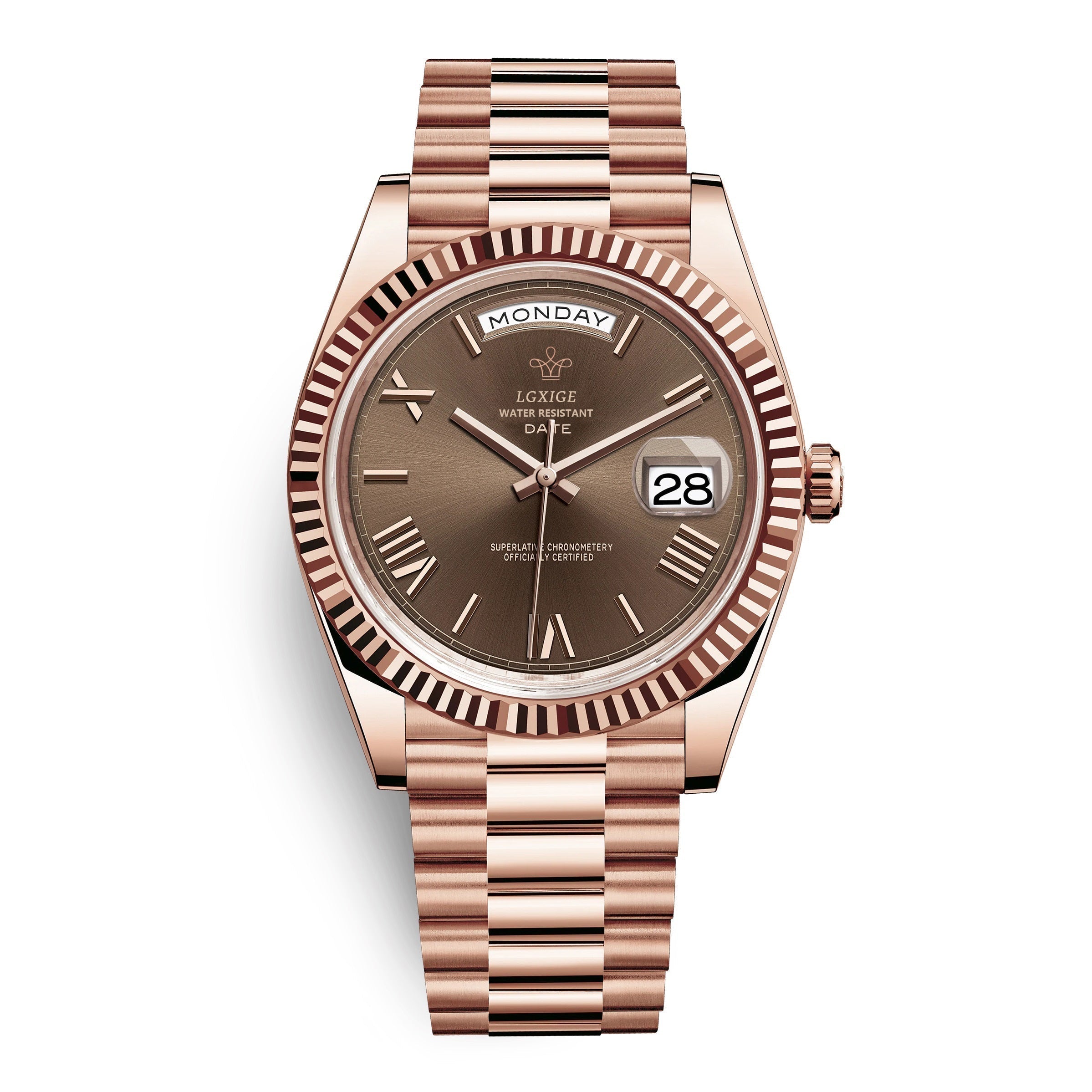 Herenhorloge met Dag- en Datumaanduiding – Tijdloos en Elegant