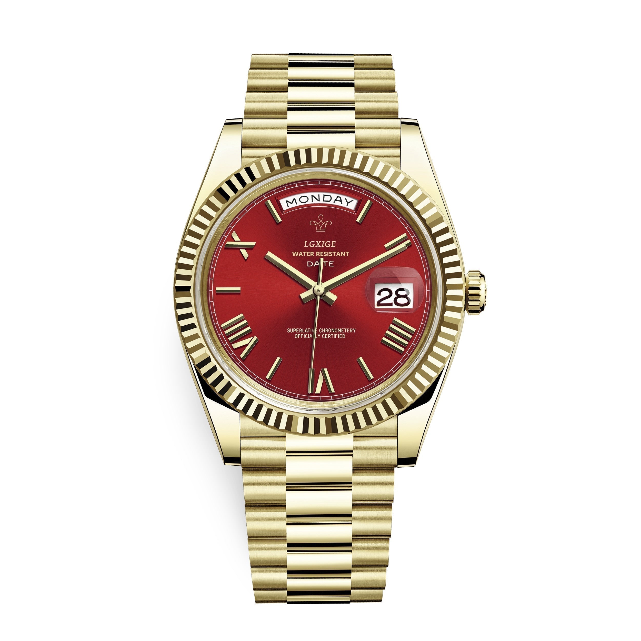 Herenhorloge met Dag- en Datumaanduiding – Tijdloos en Elegant