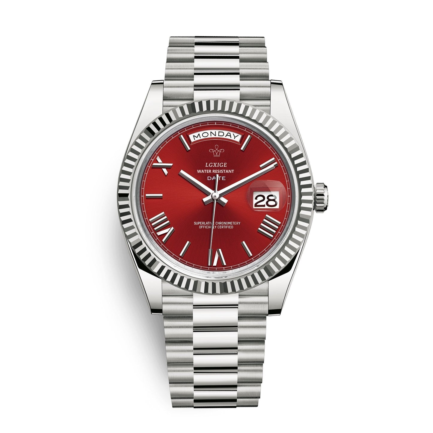 Herenhorloge met Dag- en Datumaanduiding – Tijdloos en Elegant
