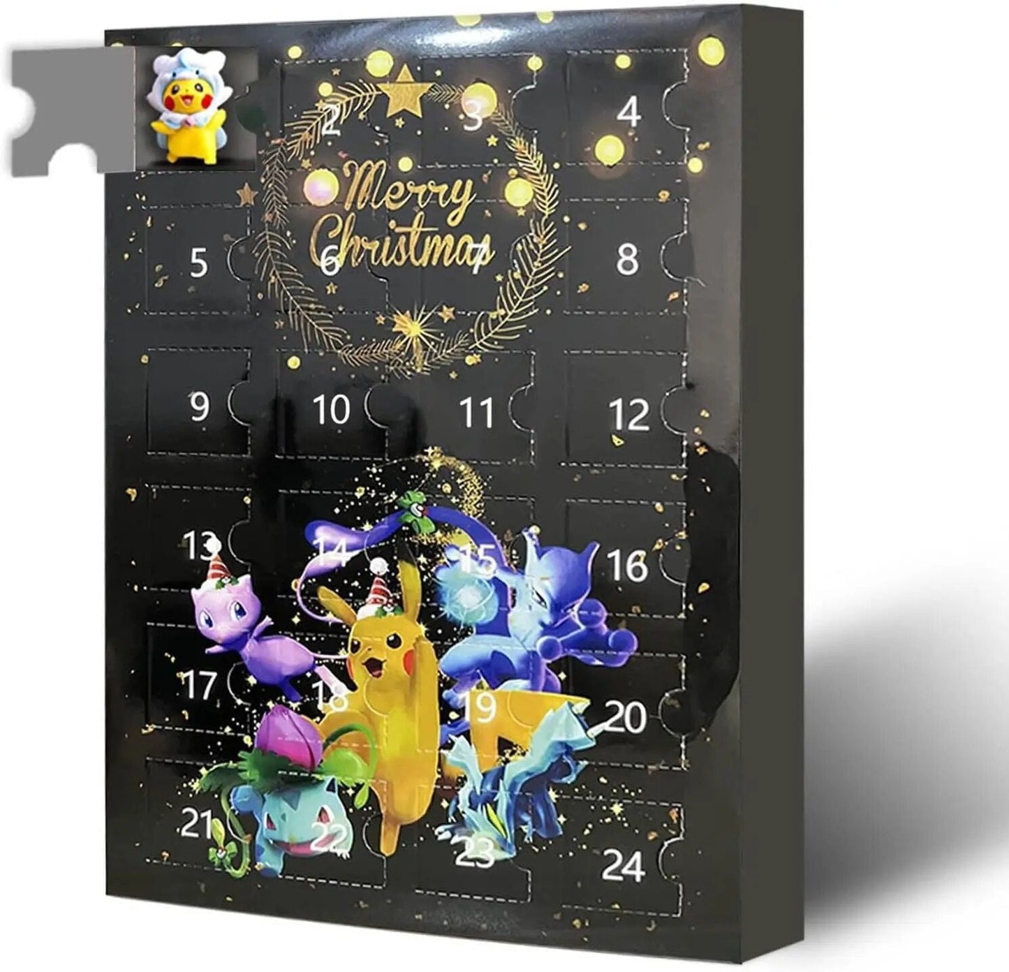 24 Pokémon Figuren & Aftelkalender