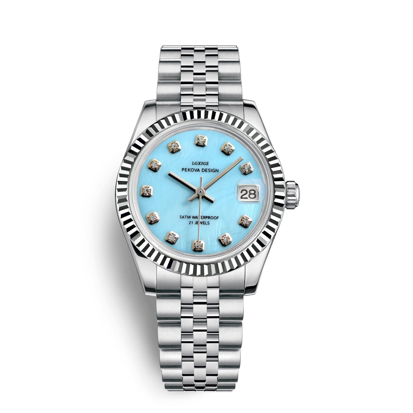 Skanto | Klassiek Horloge van RVS Nr. 296 – Tijdloze Elegantie & Moderne Precisie