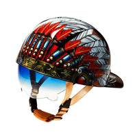 OrionRide Baseballstijl DOT Helm Met ABS Schaal Voor Motorfietsen