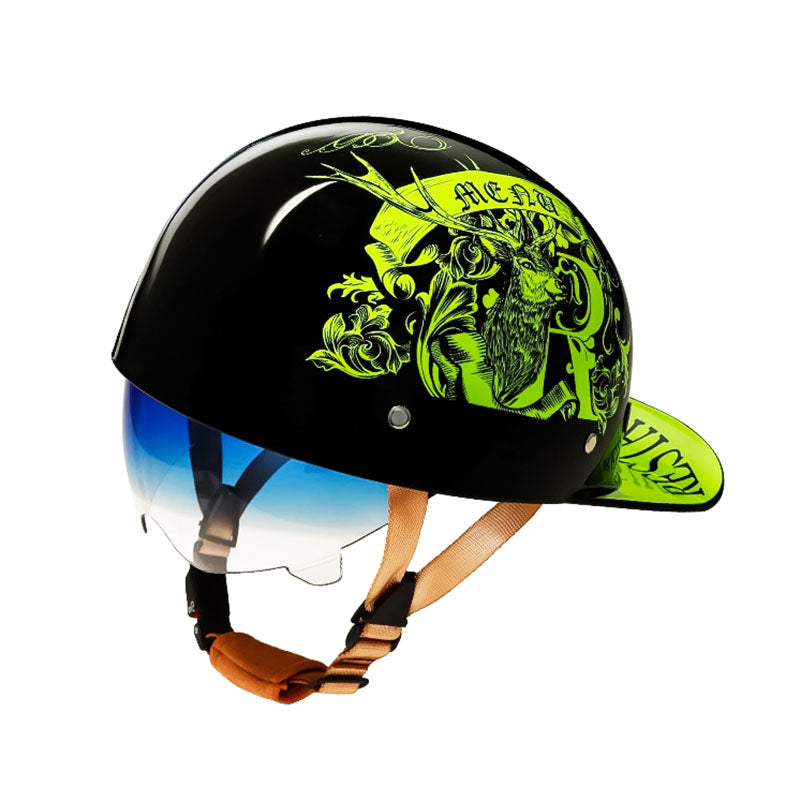 OrionRide Baseballstijl DOT Helm Met ABS Schaal Voor Motorfietsen