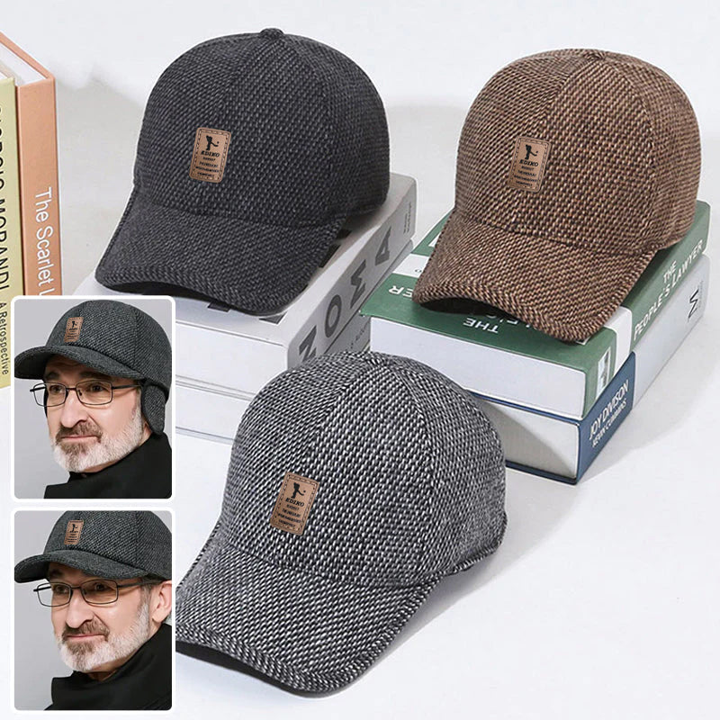 Vinterbaseballcap met Oorkleppen - Warm, Stijlvol en Praktisch