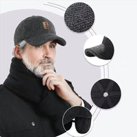 Vinterbaseballcap met Oorkleppen - Warm, Stijlvol en Praktisch