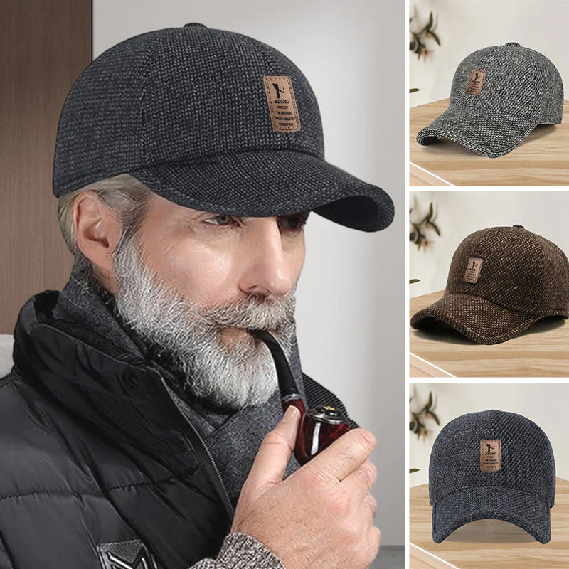 Vinterbaseballcap met Oorkleppen - Warm, Stijlvol en Praktisch