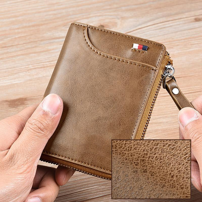 RFID-portemonnee voor Mannen - Veiligheid en Stijl | Vintage Ontwerp
