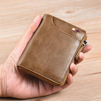 RFID-portemonnee voor Mannen - Veiligheid en Stijl | Vintage Ontwerp