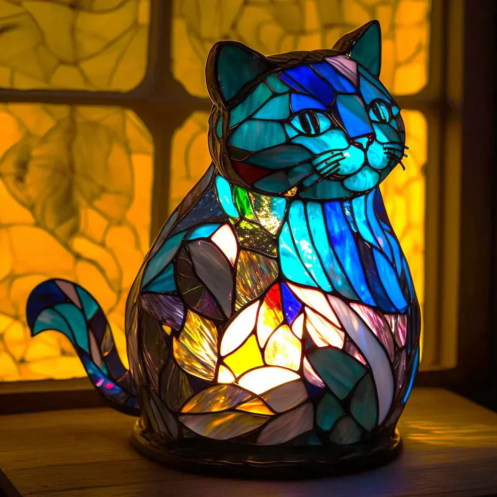 VitraGlow | Artistieke lamp met dierenmotieven in gekleurd glas