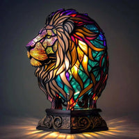 VitraGlow | Artistieke lamp met dierenmotieven in gekleurd glas
