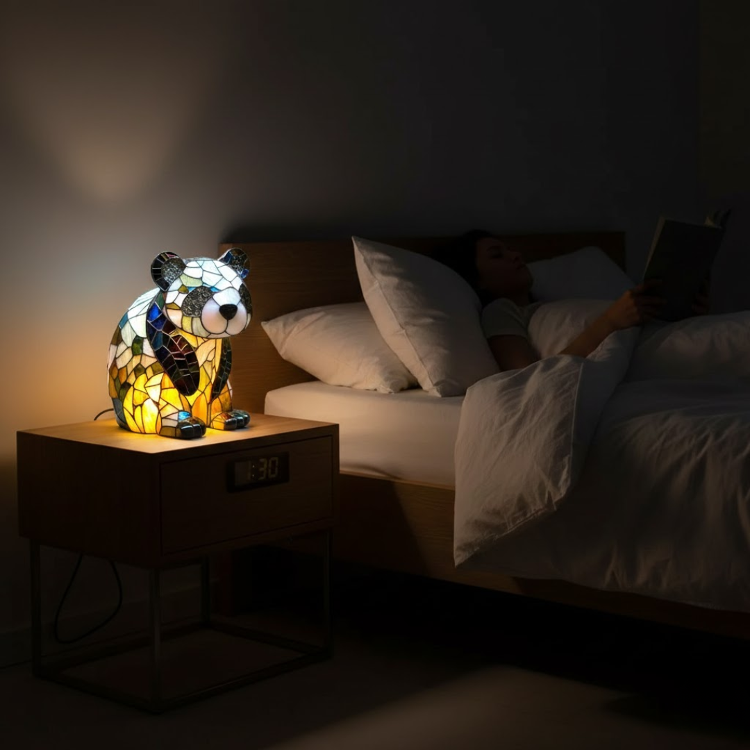 VitraGlow | Artistieke lamp met dierenmotieven in gekleurd glas