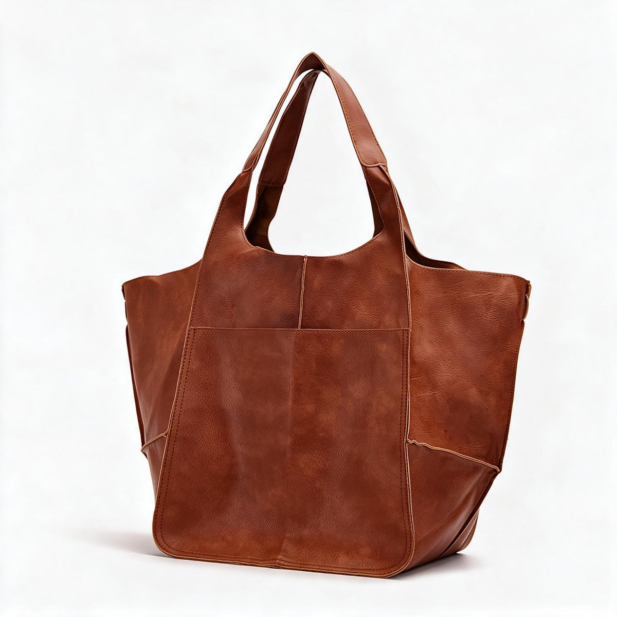 Grote Shopper Tas in Leerlook (PU)