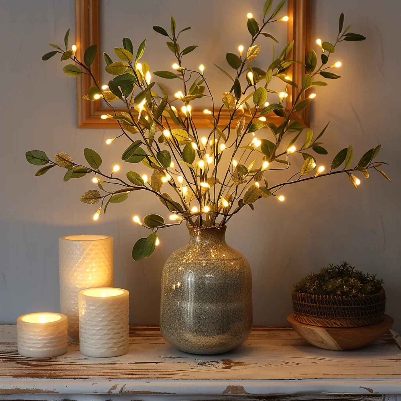 Decoratieve LED Tak Vaas Licht