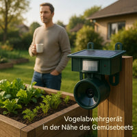 Duiven verjagen van Balkon & Tuin | Vogelafschrikapparaat | VogelBlock