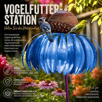 Vogelfeeder van metaal | Bloemenrust