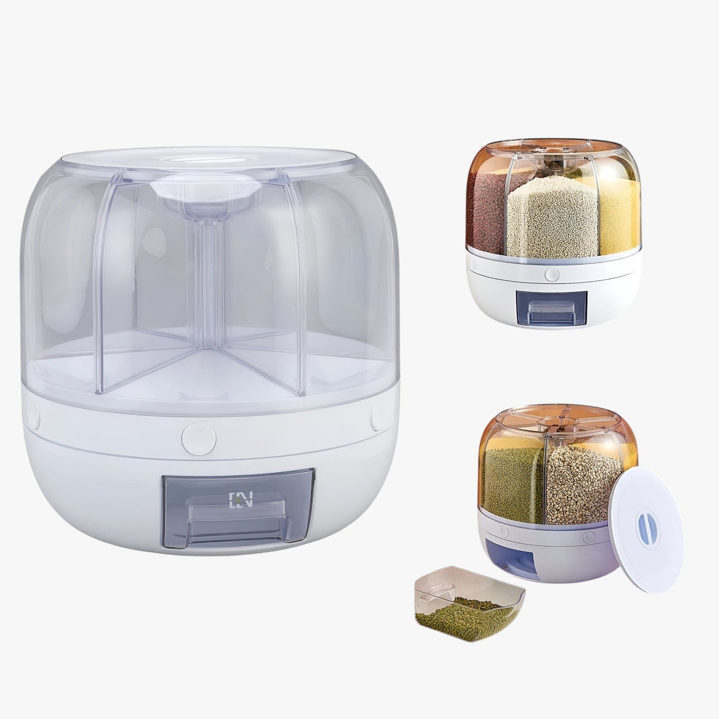Muesli Dispenser | Opbergcontainer | Voorraadcontainer met Deksel | VoorraadBox