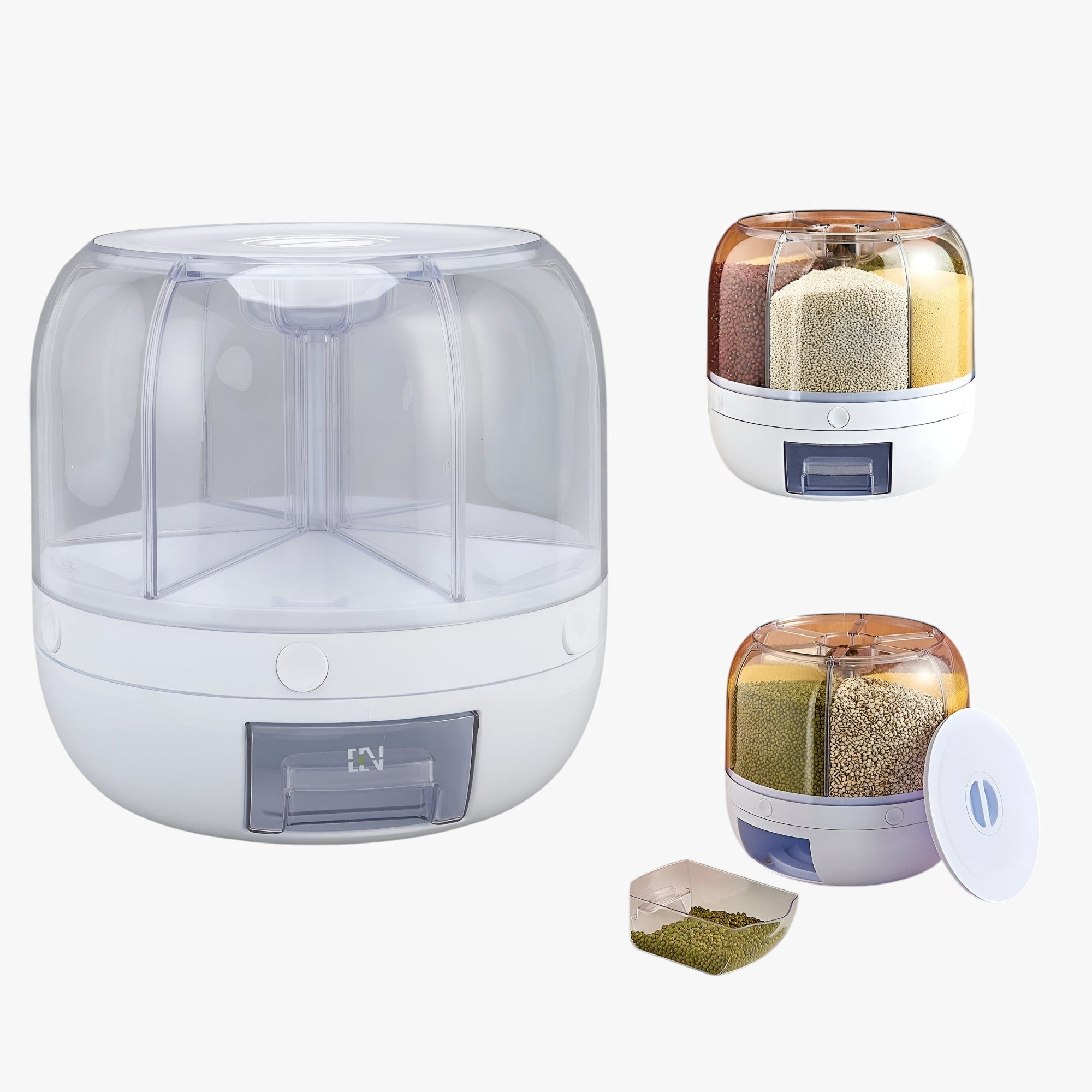 Muesli Dispenser | Opbergcontainer | Voorraadcontainer met Deksel | VoorraadBox