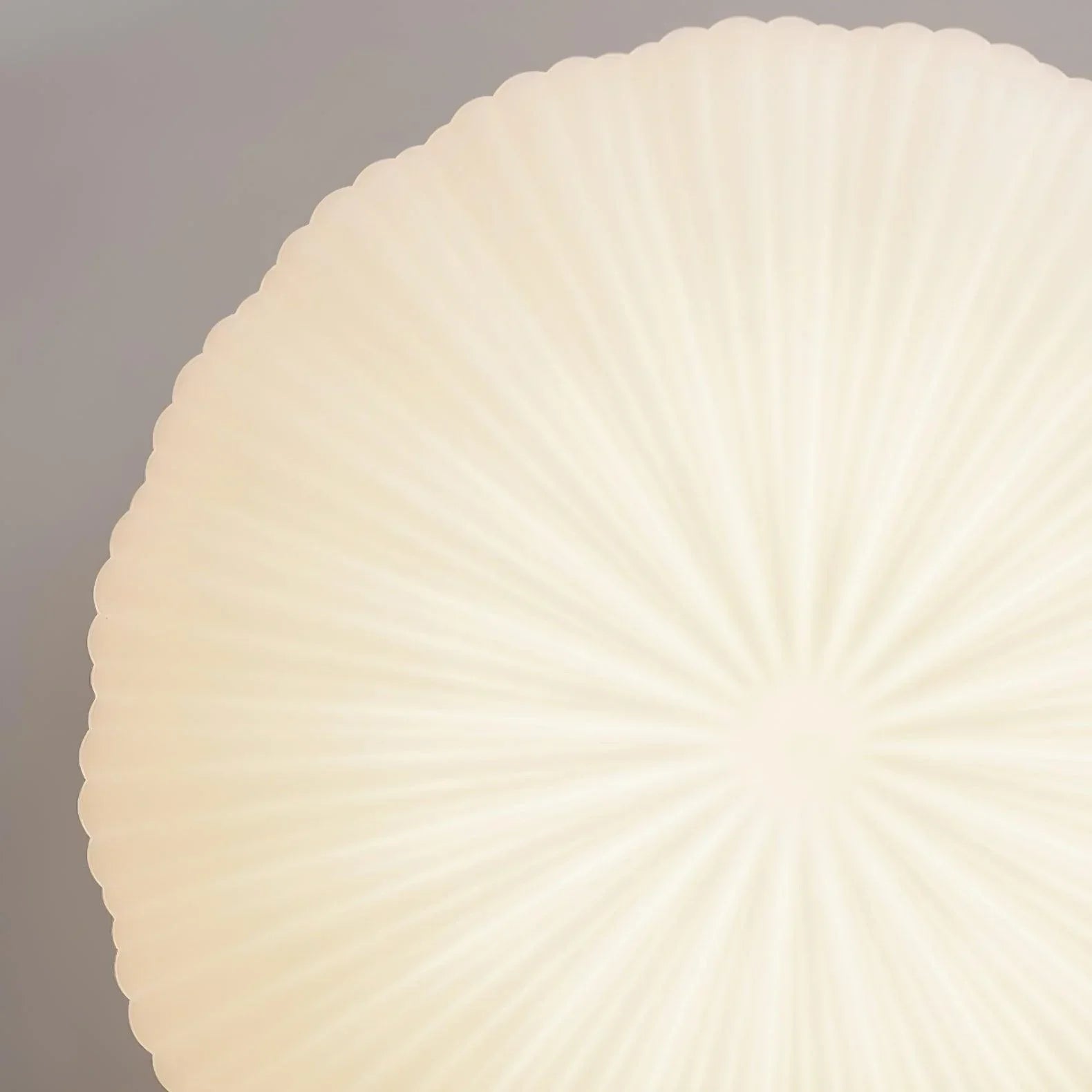 Moderne plafondlamp in koepelvorm – Geïnspireerd op een schelp, Japandi-stijl