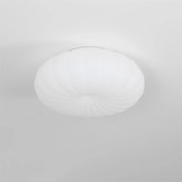 Moderne plafondlamp in koepelvorm – Geïnspireerd op een schelp, Japandi-stijl