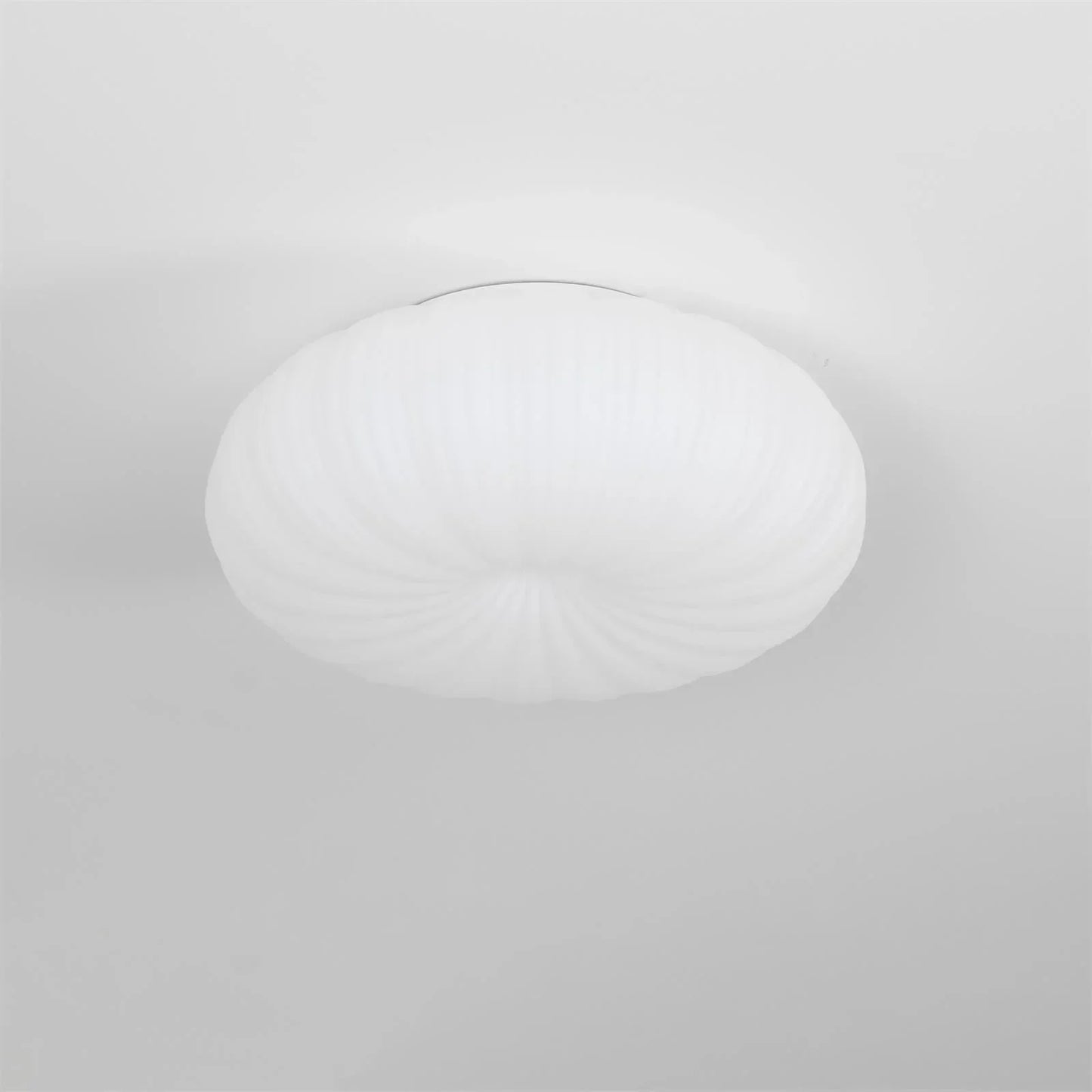 Moderne plafondlamp in koepelvorm – Geïnspireerd op een schelp, Japandi-stijl