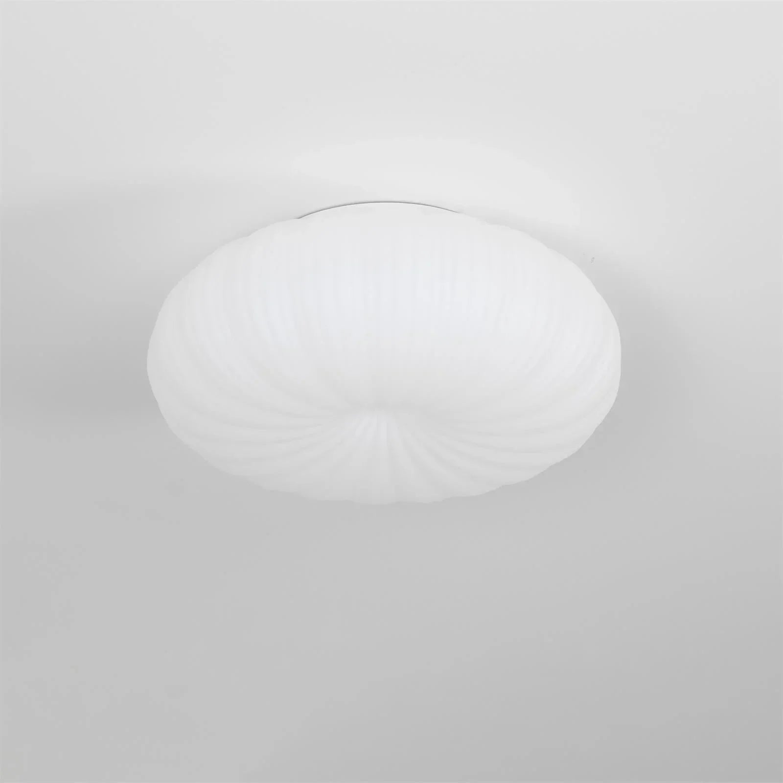 Moderne plafondlamp in koepelvorm – Geïnspireerd op een schelp, Japandi-stijl