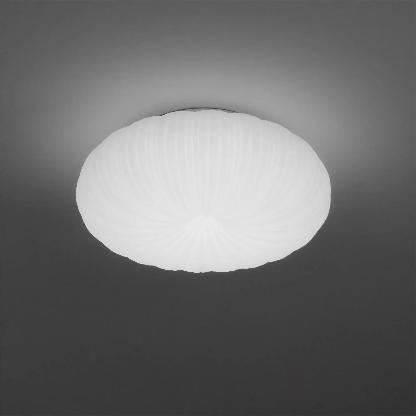 Moderne plafondlamp in koepelvorm – Geïnspireerd op een schelp, Japandi-stijl
