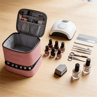 BeautyVault – Dubbele Laag Nagelbenodigdheden Tas