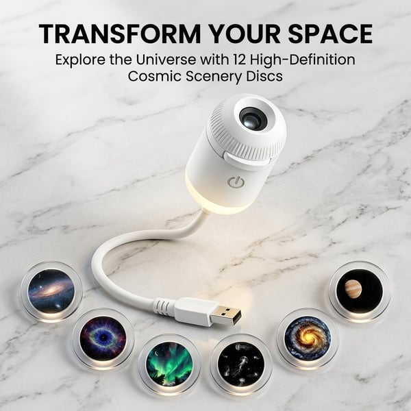 AstroLume | 6-in-1 USB Melkweg Sterren Projector