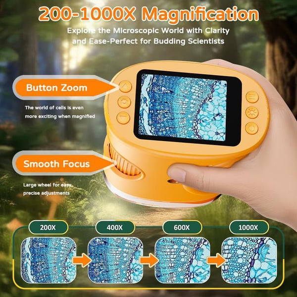 ExploreLens – Draagbare LCD Pocket Microscoop