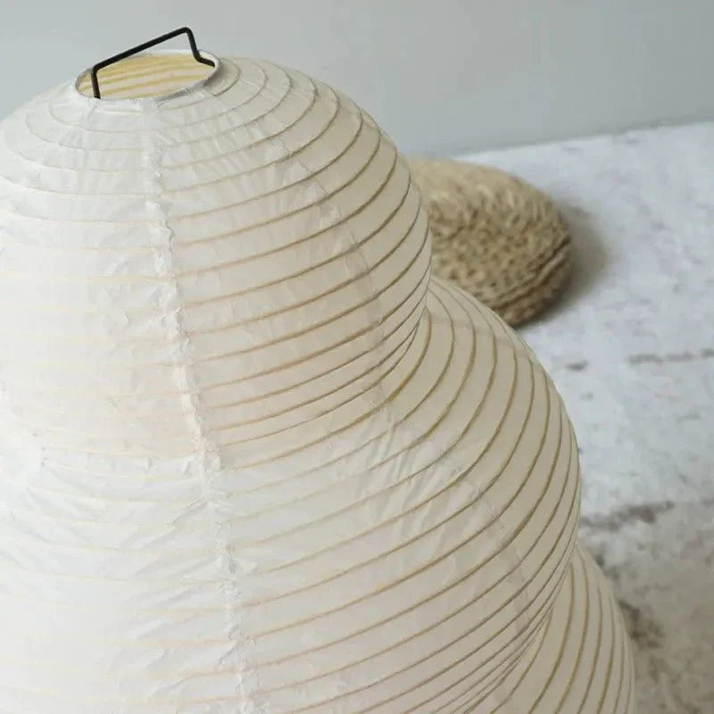 SabiGlow - Artistieke vloerlamp van rijstpapier Wabi Sabi met verstelbare standaard
