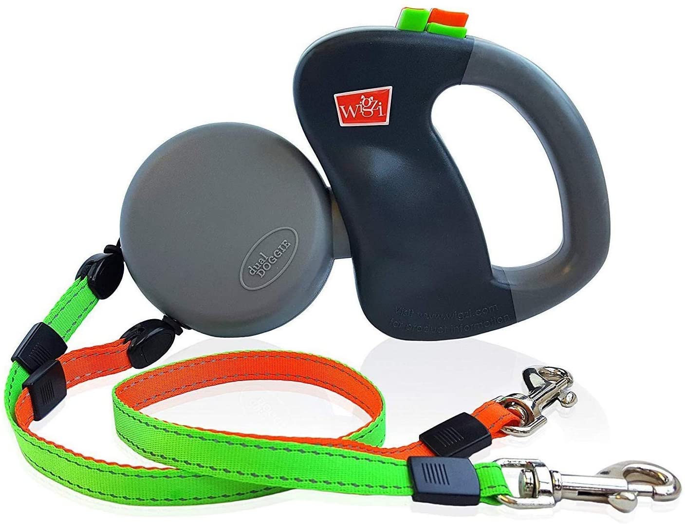 WalkMate | Dubbele Hondenriem – Vrij van In de Knopen