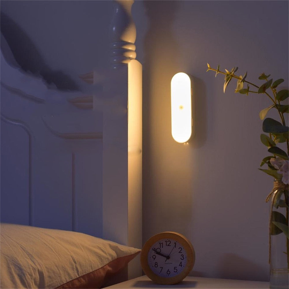 Wandlamp voor binnen met bewegingssensor | Nachtlamp met accu | Wandlamp | WandSchein