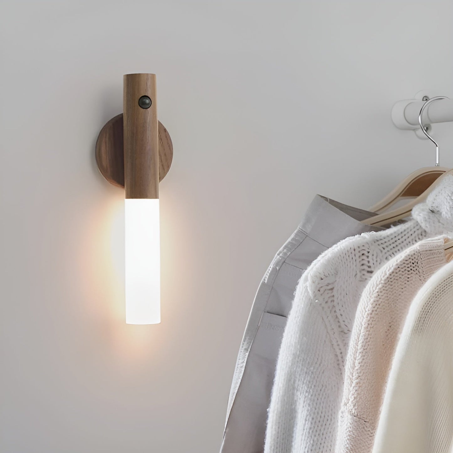 Wandlamp voor binnen met bewegingssensor & accu | Draadloze lamp | NordLicht