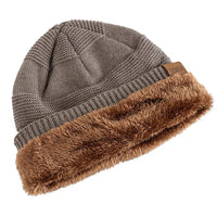 Skanto | Luna Warme Winter Beanie – Zacht Gebreid met Fleece Voering