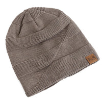 Skanto | Luna Warme Winter Beanie – Zacht Gebreid met Fleece Voering