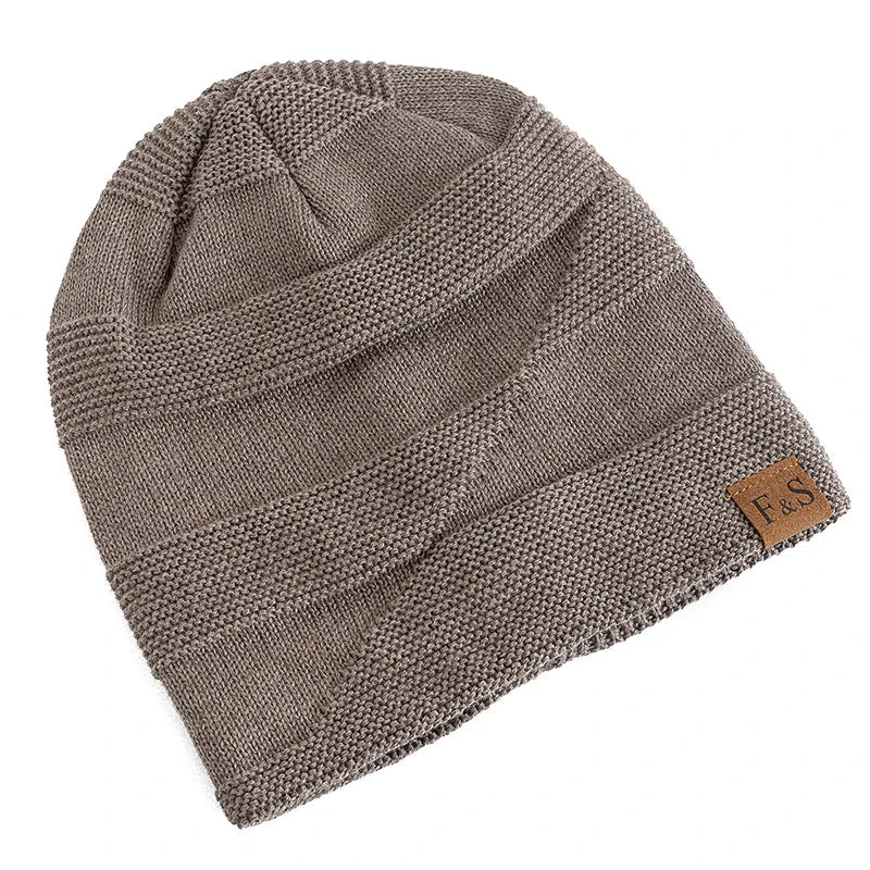 Skanto | Luna Warme Winter Beanie – Zacht Gebreid met Fleece Voering