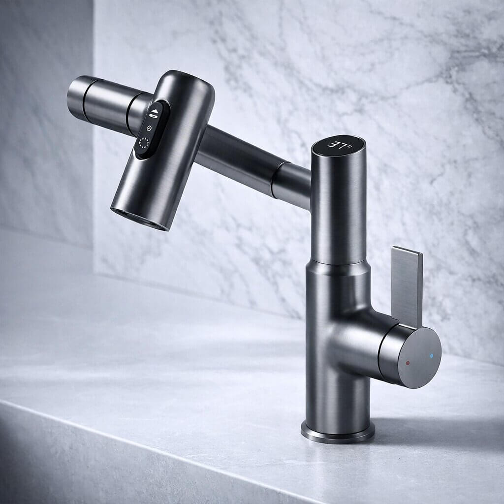 Keukenkraan voor Keuken & Badkamer | Flexibele Keukenarmatuur | Spoelbakarmatuur | Aqualior