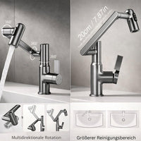 Keukenkraan voor Keuken & Badkamer | Flexibele Keukenarmatuur | Spoelbakarmatuur | Aqualior