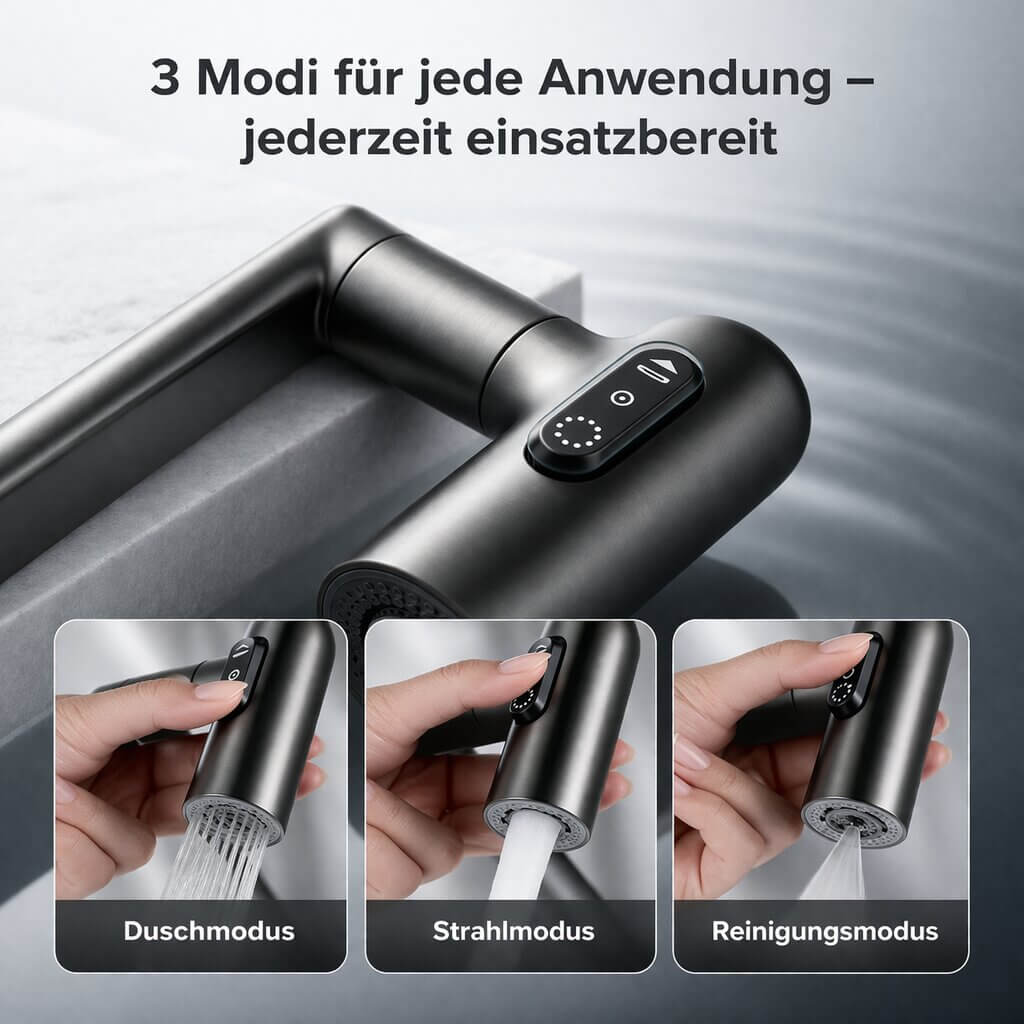 Keukenkraan voor Keuken & Badkamer | Flexibele Keukenarmatuur | Spoelbakarmatuur | Aqualior