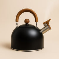 Waterkoker voor Inductie & Fornuis | Waterketel van RVS in Retro Look | Kessora