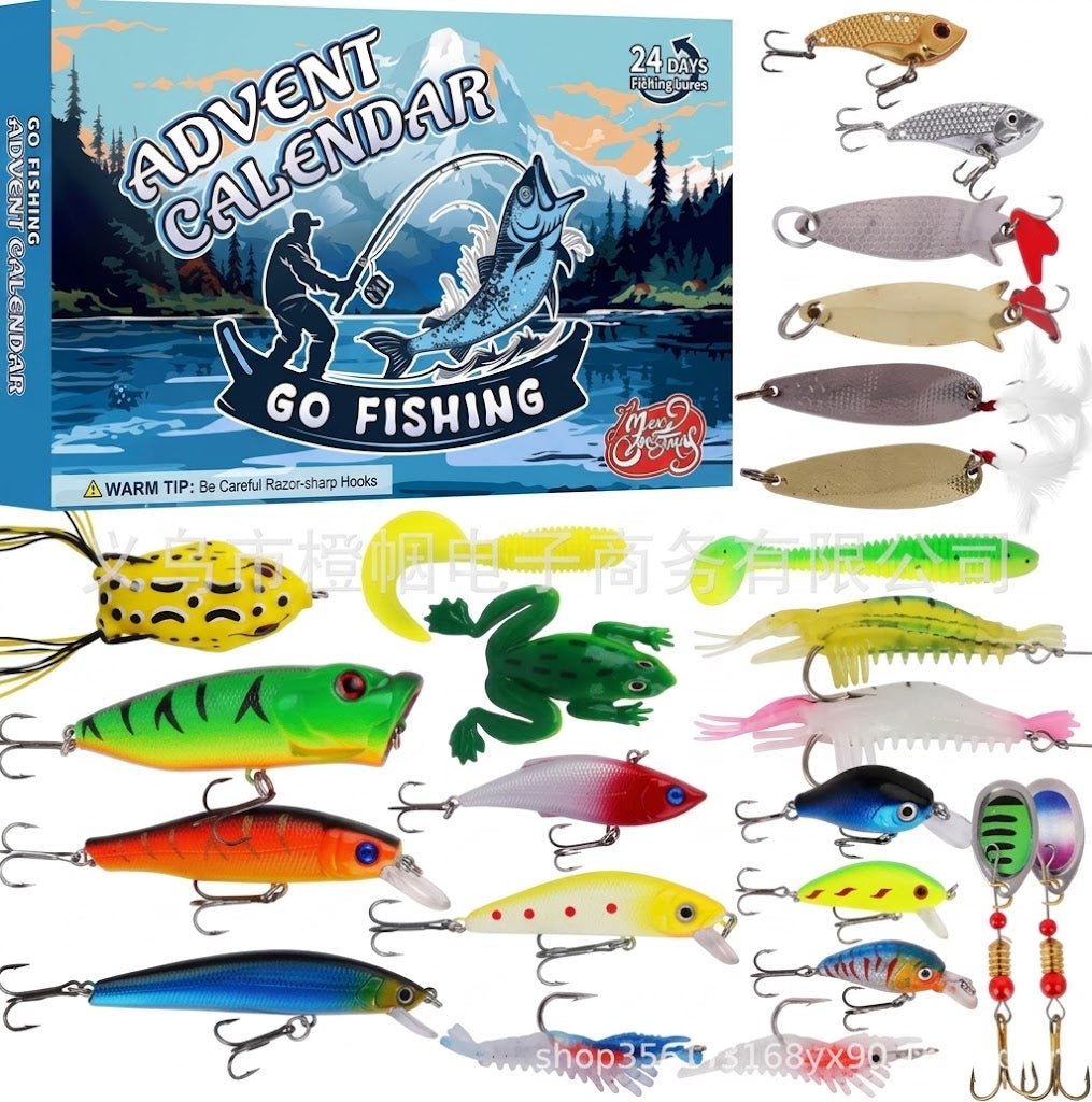 FISHMAS – 24-dagen kerst 2025-telling visserij-tackle-kalender