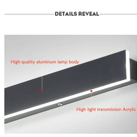 Strakke Verticale LED Wandlamp – Weerbestendige Buitenelegantie