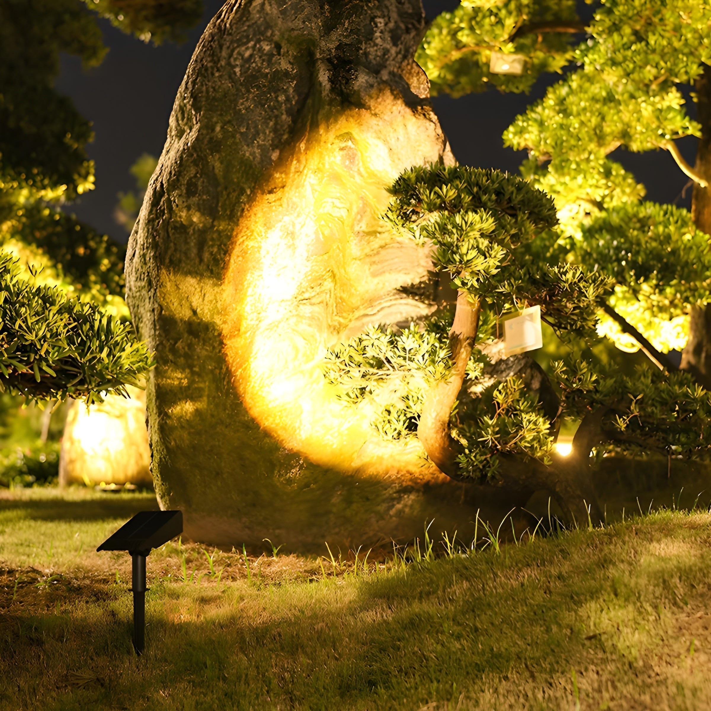 Zonne-energie Buiten Spotlicht Verstelbare Kop Tuinlamp