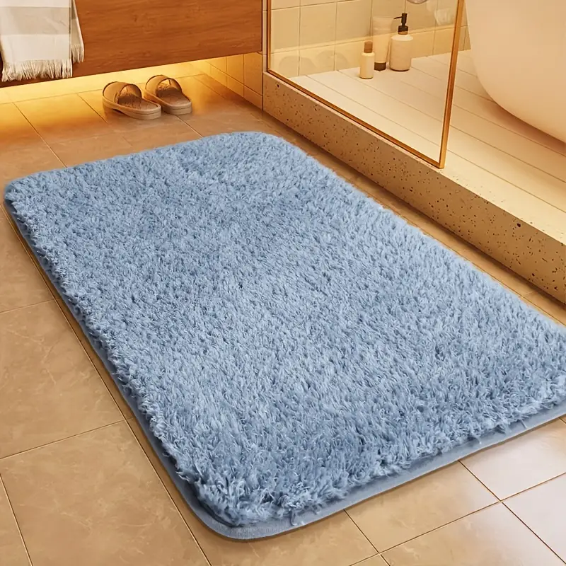 Zachte Antislip Badmat Pluche Badkamer Tapijt Sneldrogend