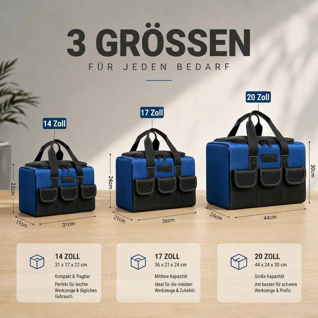Gereedschapstas met vakken | Gereedschapskoffer