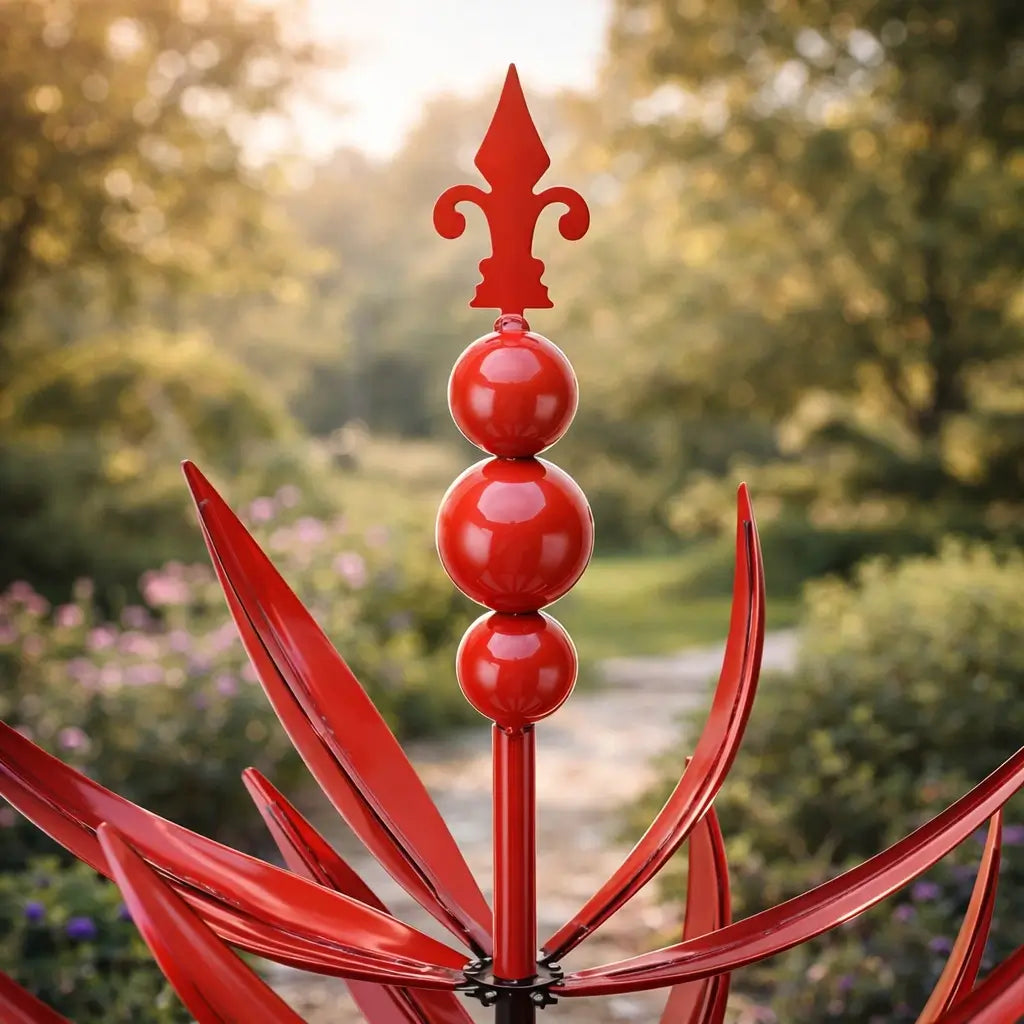 Windvaan van metaal | Decoratie voor tuin en dak | FloraSpindel