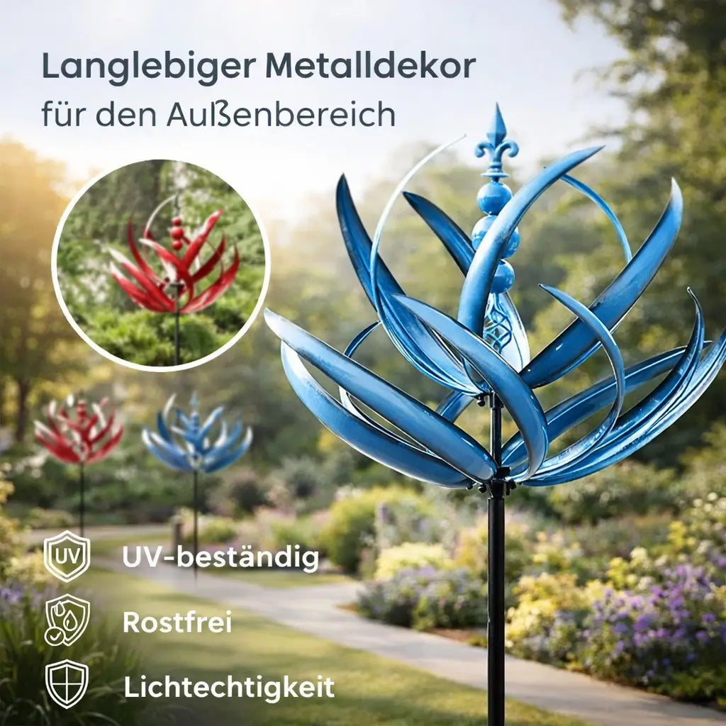 Windvaan van metaal | Decoratie voor tuin en dak | FloraSpindel