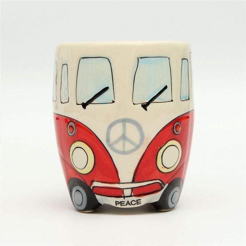 GroovyCup Camperbus-Becher – Retro-keramische Koffiemok 330 ml